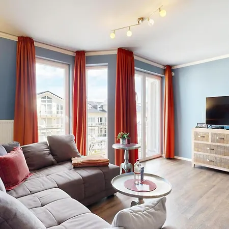 Apartment Strandnahe Mit Balkon, Residenz Bel Vital 24, Binz
